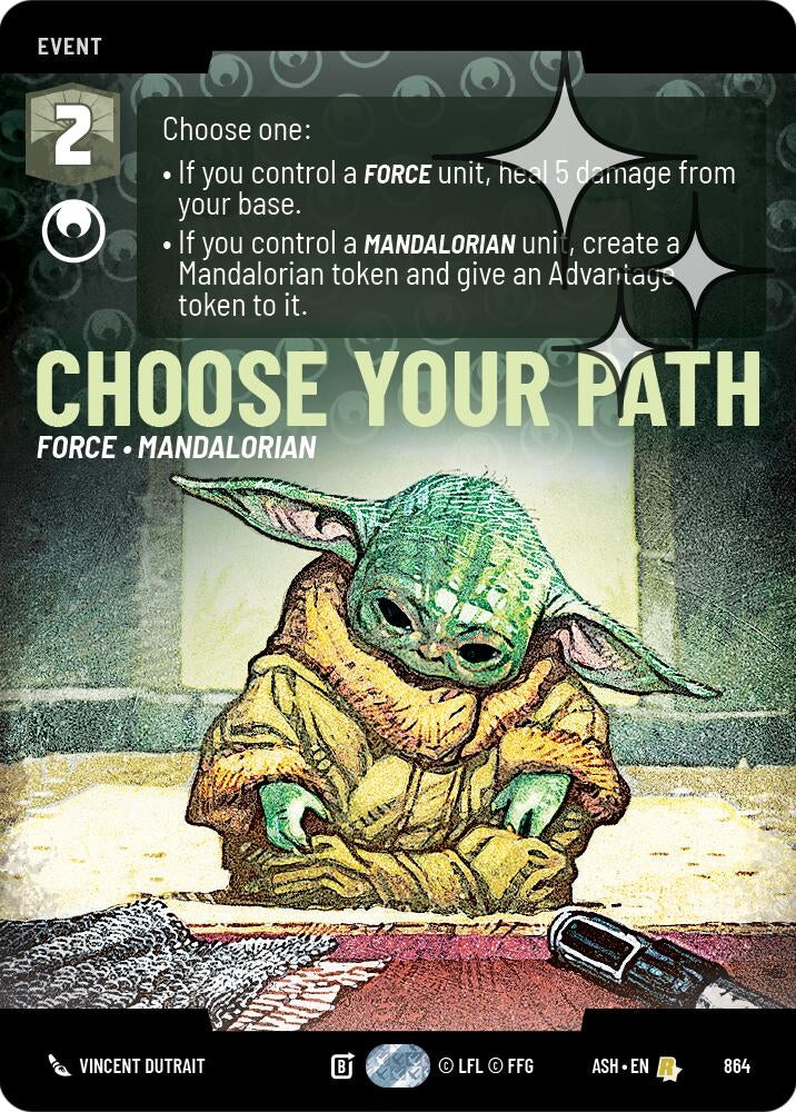 Image for Choose Your Path (Prestige Foil) (864) [Ashes of the Empire] {ASH} - Star Wars: Unlimited