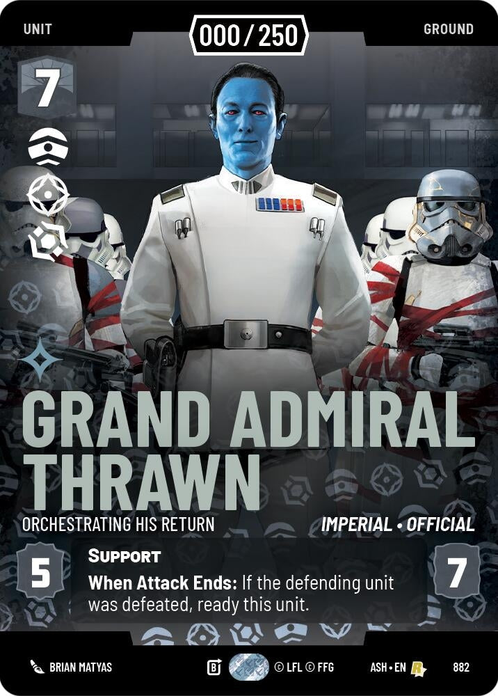 Image for Grand Admiral Thrawn - Orchestrating His Return (Serialized) (882) [Ashes of the Empire] {ASH} - Star Wars: Unlimited