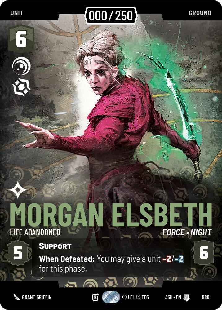 Image for Morgan Elsbeth - Life Abandoned (Serialized) (886) [Ashes of the Empire] {ASH} - Star Wars: Unlimited