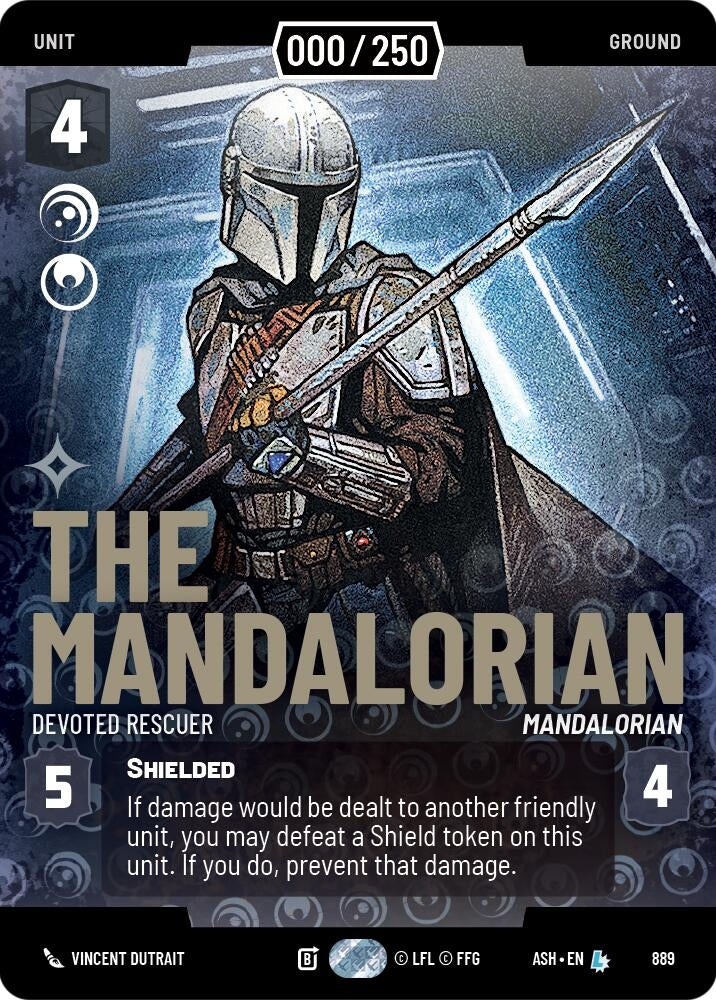 Image for The Mandalorian - Devoted Rescuer (Serialized) (889) [Ashes of the Empire] {ASH} - Star Wars: Unlimited