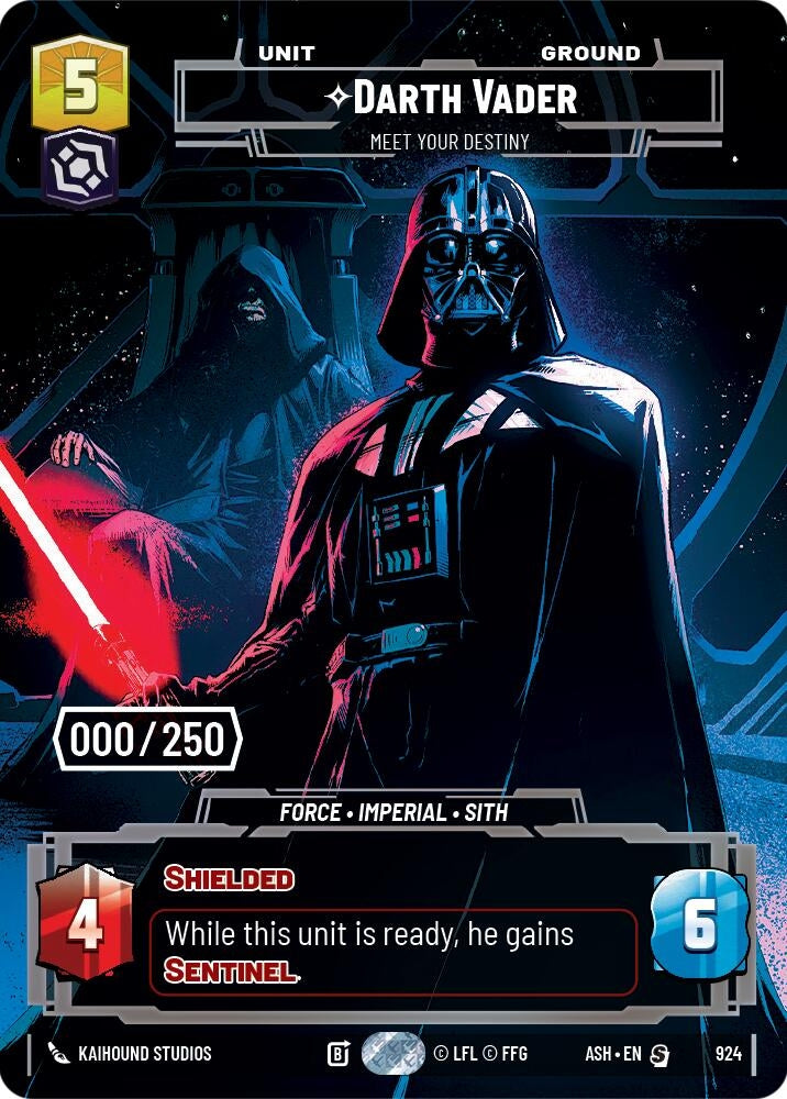 Image for Darth Vader - Meet Your Destiny (Serialized) (924) [Ashes of the Empire] {ASH} - Star Wars: Unlimited