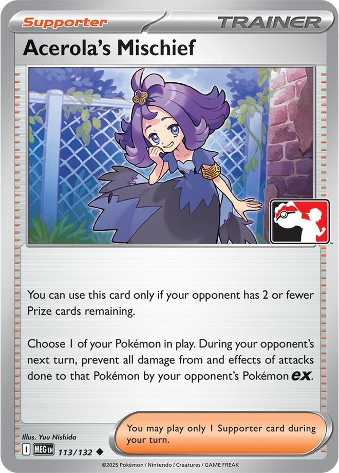 Image for Acerola's Mischief (113/132) [Prize Pack Series Cards] - Pokemon