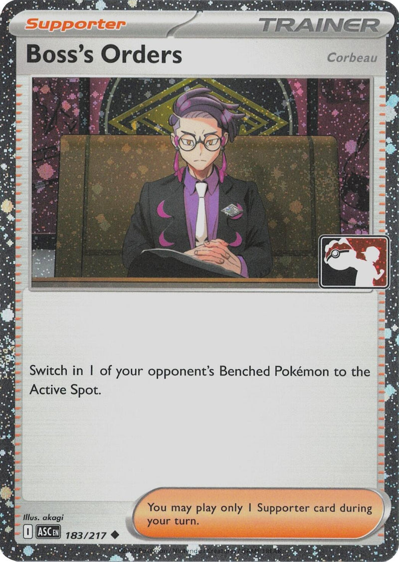 Image for Boss's Orders [Corbeau] - 183/217 (Cosmos Holo) (183/217) [Prize Pack Series Cards] - Pokemon
