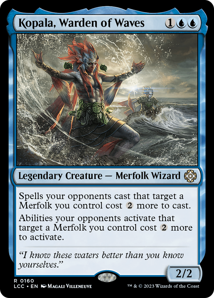 Kopala, Warden of Waves (160) [Commander: The Lost Caverns of Ixalan]