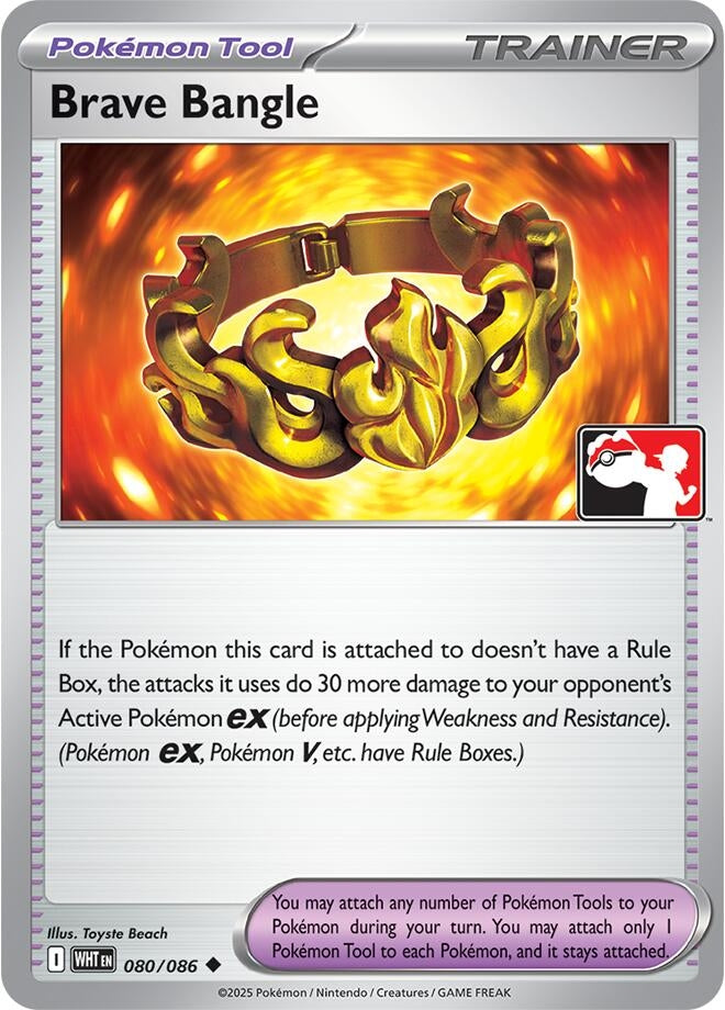 Image for Brave Bangle - 080/086 (Cosmos Holo) (080/086) [Prize Pack Series Cards] - Pokemon