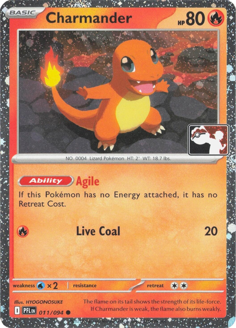 Image for Charmander - 011/094 (Cosmos Holo) (011/094) [Prize Pack Series Cards] - Pokemon