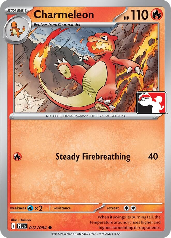 Image for Charmeleon (012/094) [Prize Pack Series Cards] - Pokemon