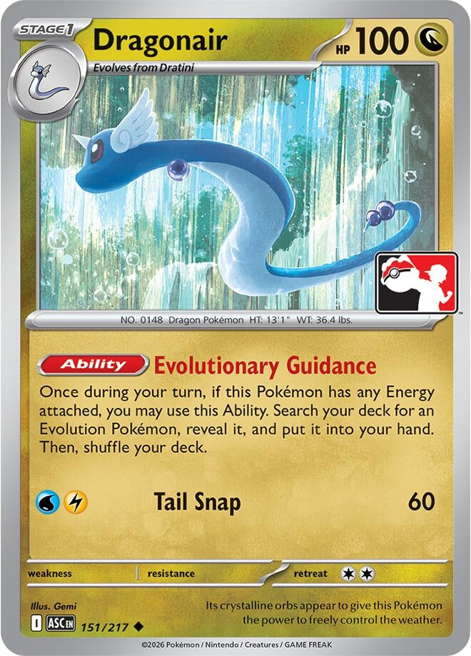 Image for Dragonair (151/217) [Prize Pack Series Cards] - Pokemon