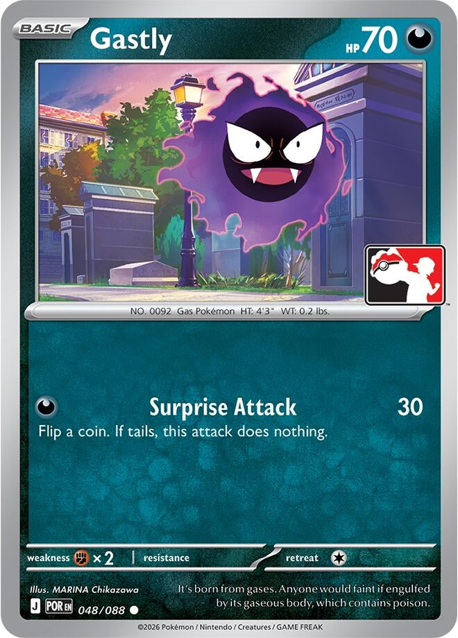 Image for Gastly (048/088) [Prize Pack Series Cards] - Pokemon