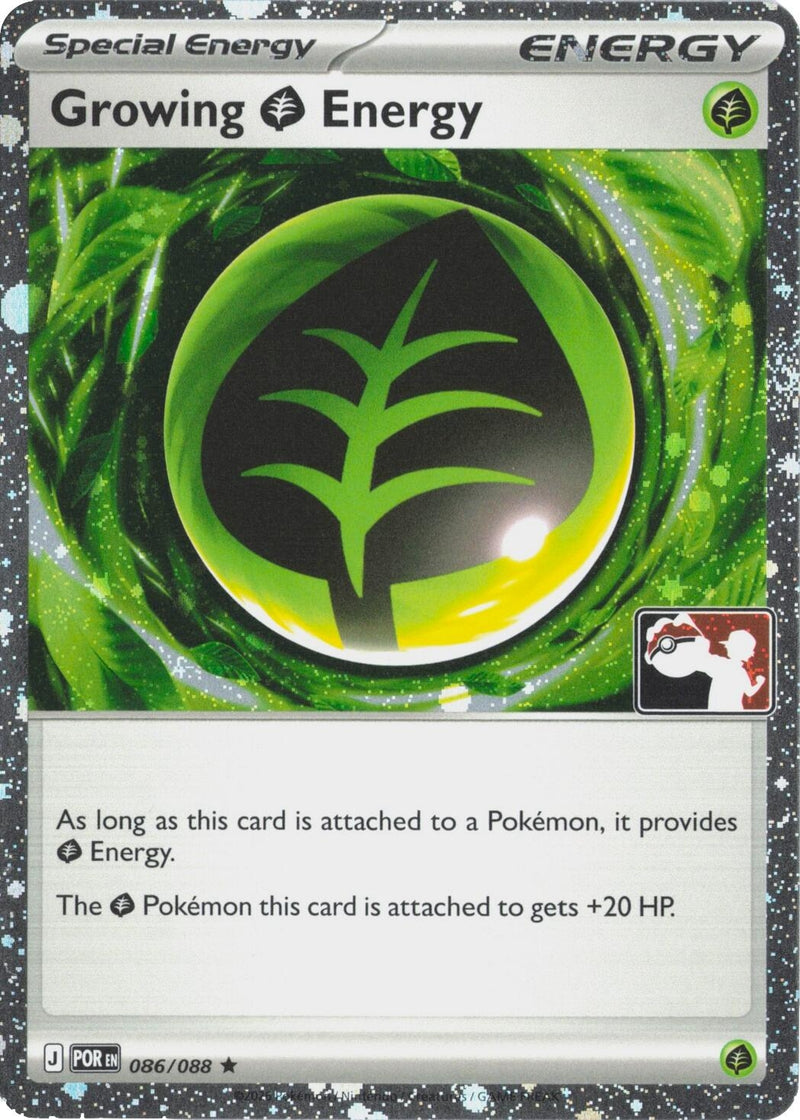 Image for Growing Grass Energy - 086/088 (Cosmos Holo) (086/088) [Prize Pack Series Cards] - Pokemon