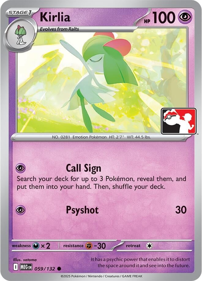 Image for Kirlia (059/132) [Prize Pack Series Cards] - Pokemon