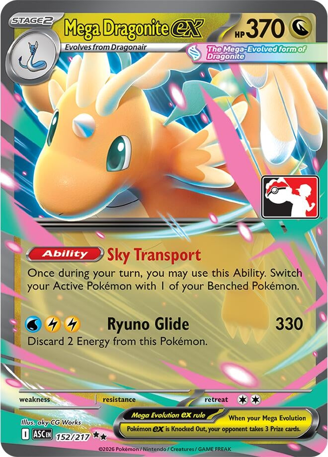 Image for Mega Dragonite ex (152/217) [Prize Pack Series Cards] - Pokemon