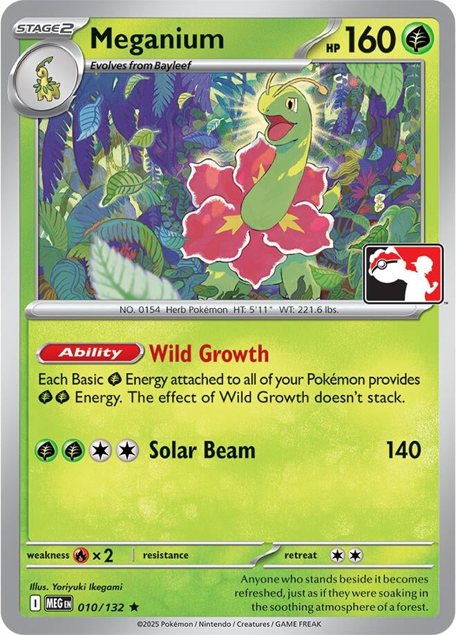 Image for Meganium (010/132) [Prize Pack Series Cards] - Pokemon