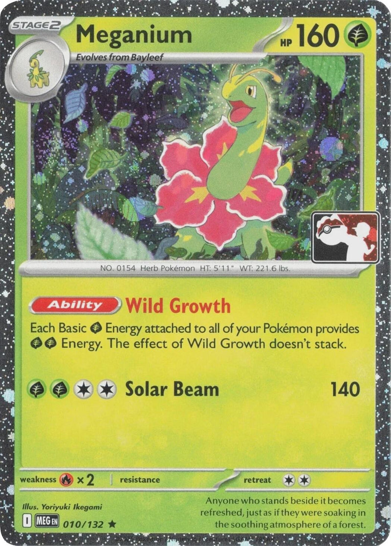 Image for Meganium - 010/132 (Cosmos Holo) (010/132) [Prize Pack Series Cards] - Pokemon