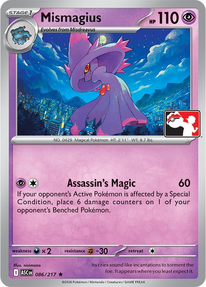 Image for Mismagius (086/217) [Prize Pack Series Cards] - Pokemon