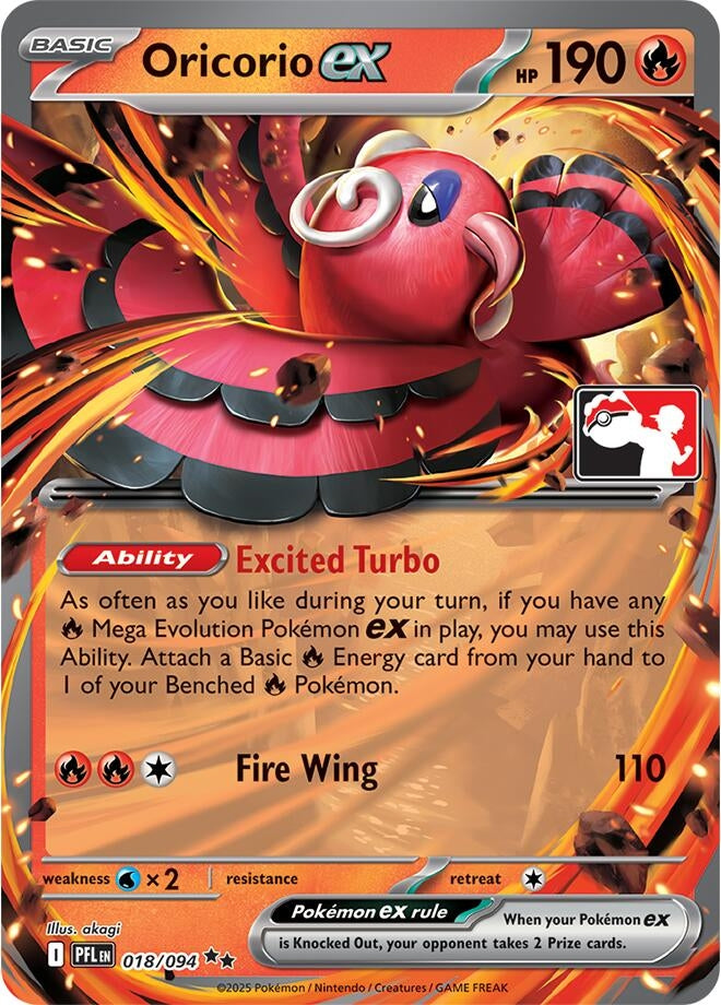 Image for Oricorio ex (018/094) [Prize Pack Series Cards] - Pokemon