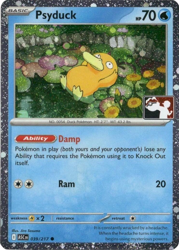 Image for Psyduck - 039/217 (Cosmos Holo) (039/217) [Prize Pack Series Cards] - Pokemon