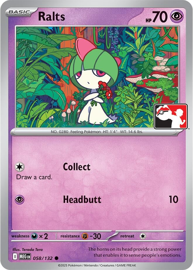 Image for Ralts (058/132) [Prize Pack Series Cards] - Pokemon