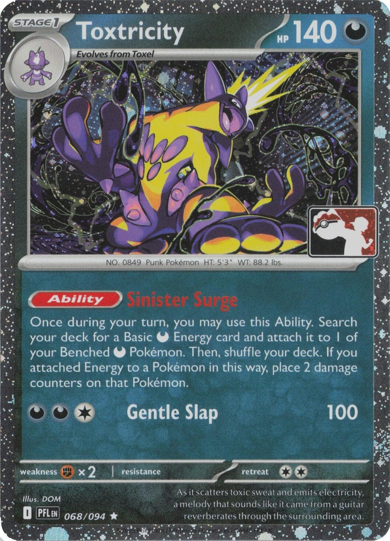 Image for Toxtricity - 068/094 (Cosmos Holo) (068/094) [Prize Pack Series Cards] - Pokemon