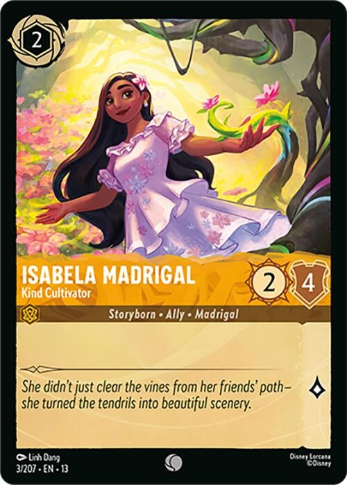 Image for Isabela Madrigal - Kind Cultivator (3/204) [Attack of the Vine!] {13} - Disney Lorcana