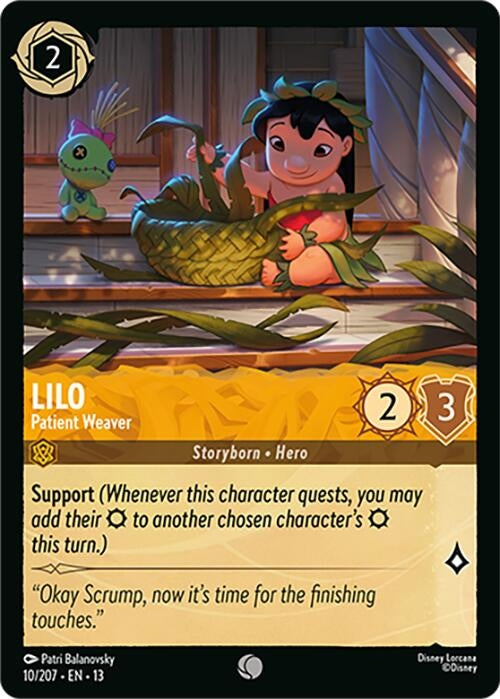 Image for Lilo - Patient Weaver (10/204) [Attack of the Vine!] {13} - Disney Lorcana