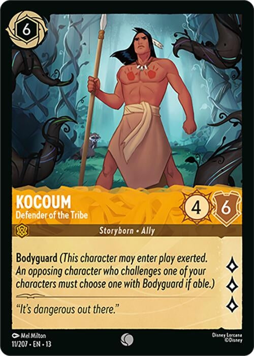 Image for Kocoum - Defender of the Tribe (11/204) [Attack of the Vine!] {13} - Disney Lorcana