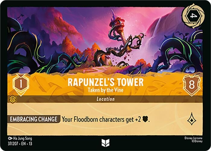 Image for Rapunzel's Tower - Taken by the Vine (37/204) [Attack of the Vine!] {13} - Disney Lorcana
