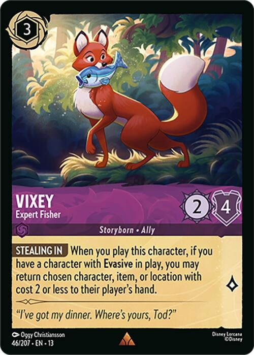Image for Vixey - Expert Fisher (46/204) [Attack of the Vine!] {13} - Disney Lorcana