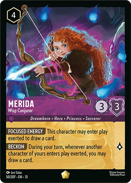 Image for Merida - Wisp Conjurer (50/204) [Attack of the Vine!] {13} - Disney Lorcana