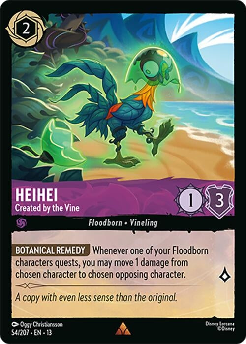 Image for Heihei - Created by the Vine (54/204) [Attack of the Vine!] {13} - Disney Lorcana