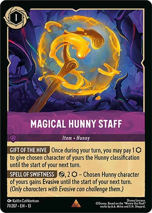 Image for Magical Hunny Staff (71/204) [Attack of the Vine!] {13} - Disney Lorcana