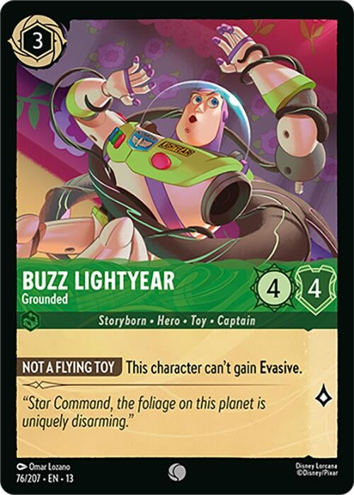 Image for Buzz Lightyear - Grounded (76/204) [Attack of the Vine!] {13} - Disney Lorcana