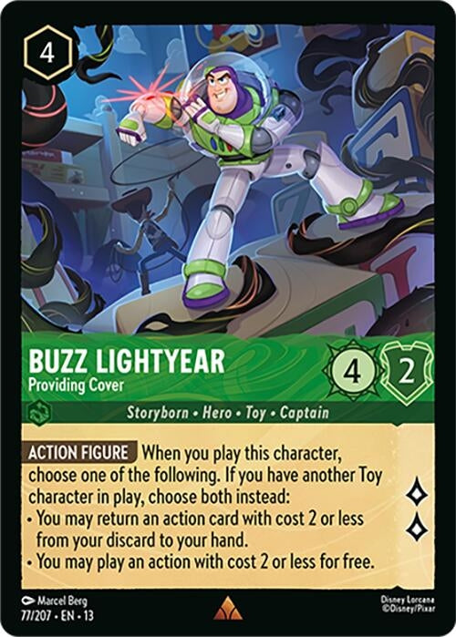Image for Buzz Lightyear - Providing Cover (77/204) [Attack of the Vine!] {13} - Disney Lorcana