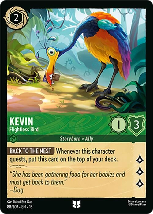 Image for Kevin - Flightless Bird (88/204) [Attack of the Vine!] {13} - Disney Lorcana