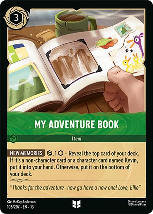 Image for My Adventure Book (106/204) [Attack of the Vine!] {13} - Disney Lorcana