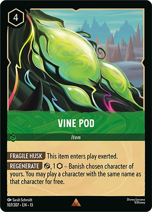 Image for Vine Pod (107/204) [Attack of the Vine!] {13} - Disney Lorcana