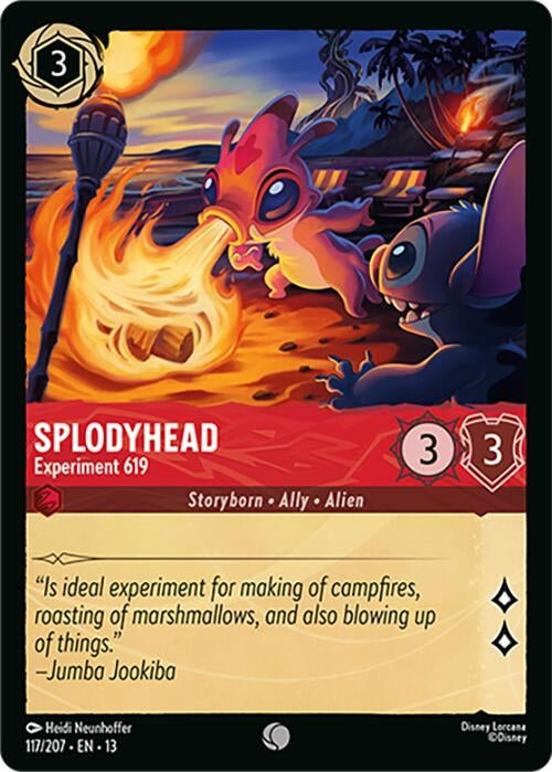 Image for Splodyhead - Experiment 619 (117/204) [Attack of the Vine!] {13} - Disney Lorcana