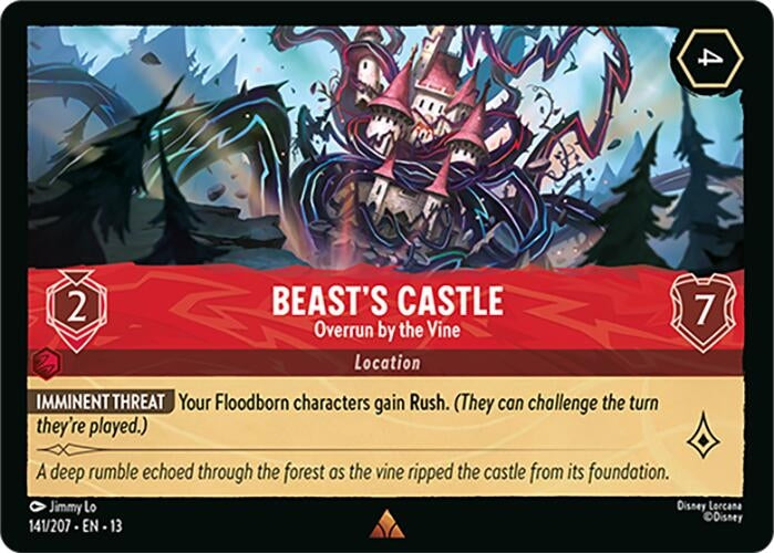 Image for Beast's Castle - Overrun by the Vine (141/204) [Attack of the Vine!] {13} - Disney Lorcana