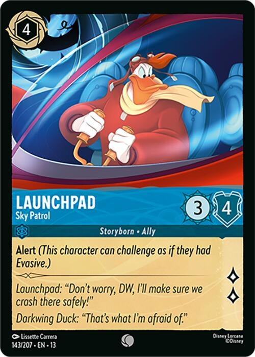 Image for Launchpad - Sky Patrol (143/204) [Attack of the Vine!] {13} - Disney Lorcana