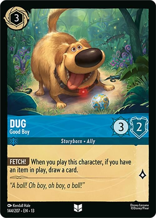 Image for Dug - Good Boy (144/204) [Attack of the Vine!] {13} - Disney Lorcana