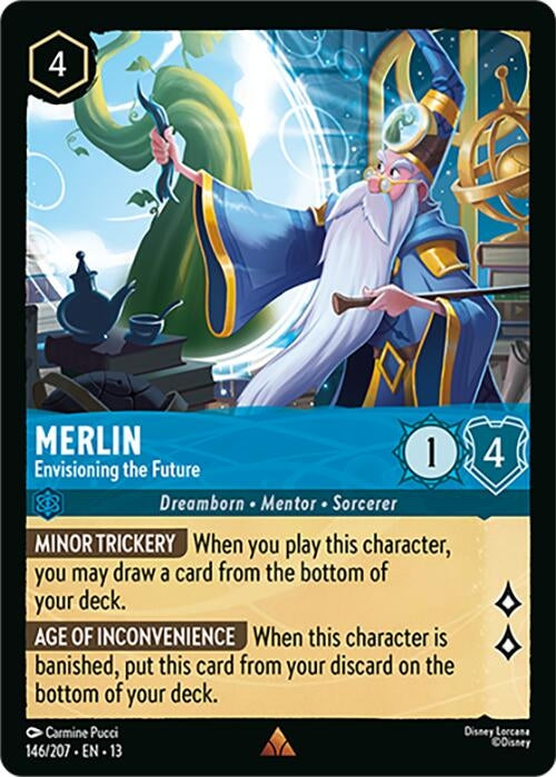 Image for Merlin - Envisioning the Future (146/204) [Attack of the Vine!] {13} - Disney Lorcana