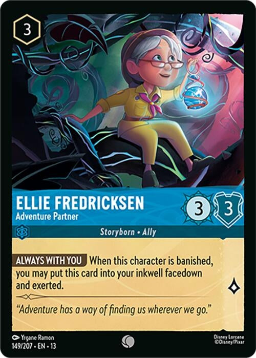 Image for Ellie Fredricksen - Adventure Partner (149/204) [Attack of the Vine!] {13} - Disney Lorcana