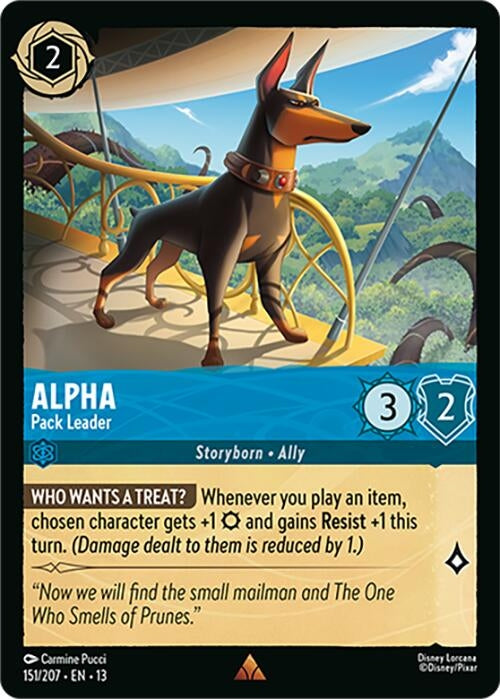 Image for Alpha - Pack Leader (151/204) [Attack of the Vine!] {13} - Disney Lorcana