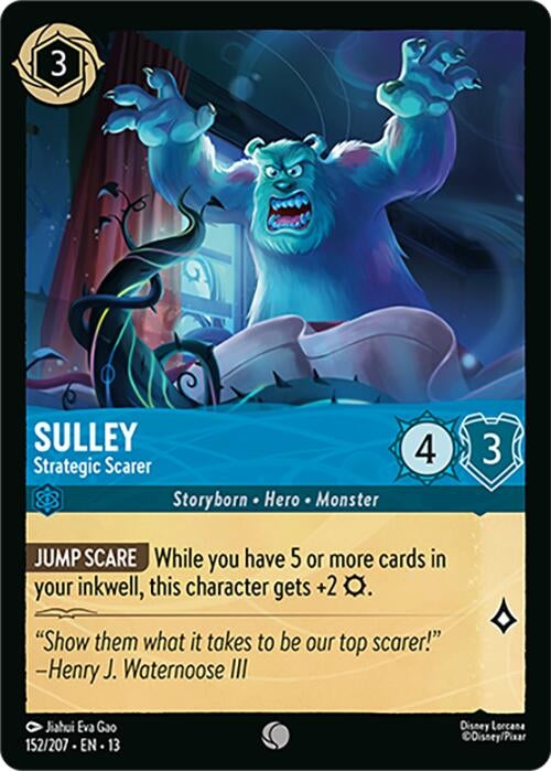 Image for Sulley - Strategic Scarer (152/204) [Attack of the Vine!] {13} - Disney Lorcana