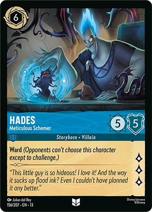 Image for Hades - Meticulous Schemer (156/204) [Attack of the Vine!] {13} - Disney Lorcana
