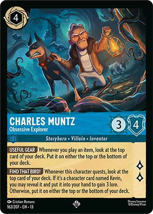 Image for Charles Muntz - Obsessive Explorer (162/204) [Attack of the Vine!] {13} - Disney Lorcana