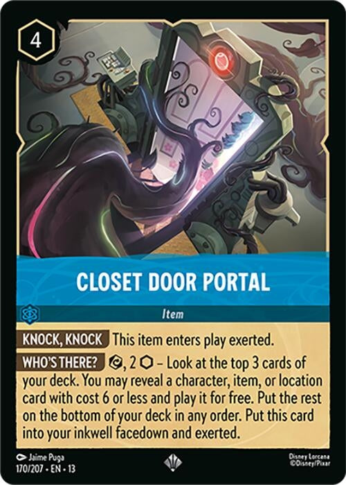 Image for Closet Door Portal (170/204) [Attack of the Vine!] {13} - Disney Lorcana