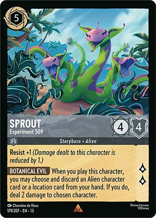Image for Sprout - Experiment 509 (179/204) [Attack of the Vine!] {13} - Disney Lorcana