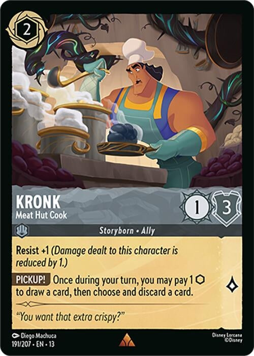Image for Kronk - Meat Hut Cook (191/204) [Attack of the Vine!] {13} - Disney Lorcana