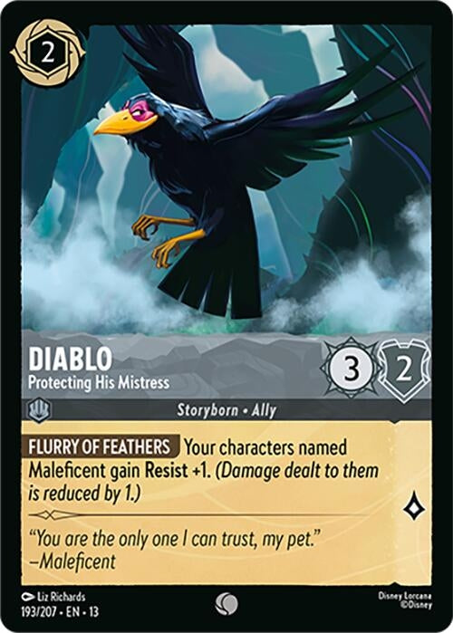 Image for Diablo - Protecting His Mistress (193/204) [Attack of the Vine!] {13} - Disney Lorcana